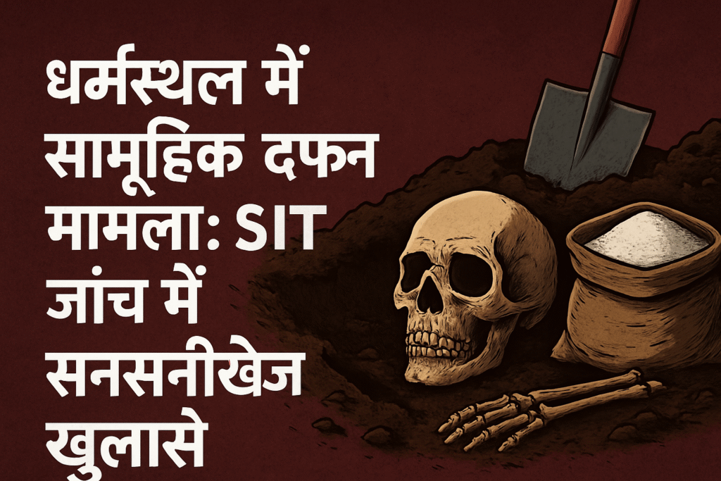 धर्मस्थल सामूहिक दफन मामला: SIT की रिपोर्ट ने मचा दी सनसनी.